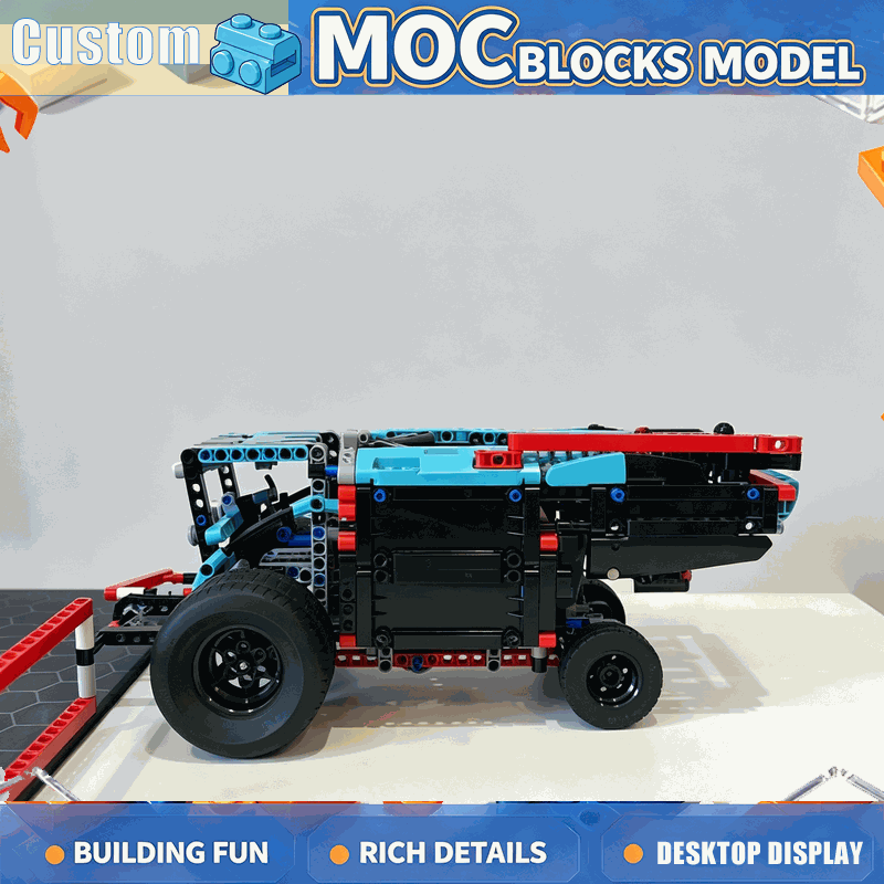 Agriculture Farming Education - 556 Piezas MOC Cosechadora Agrícola Combinada,