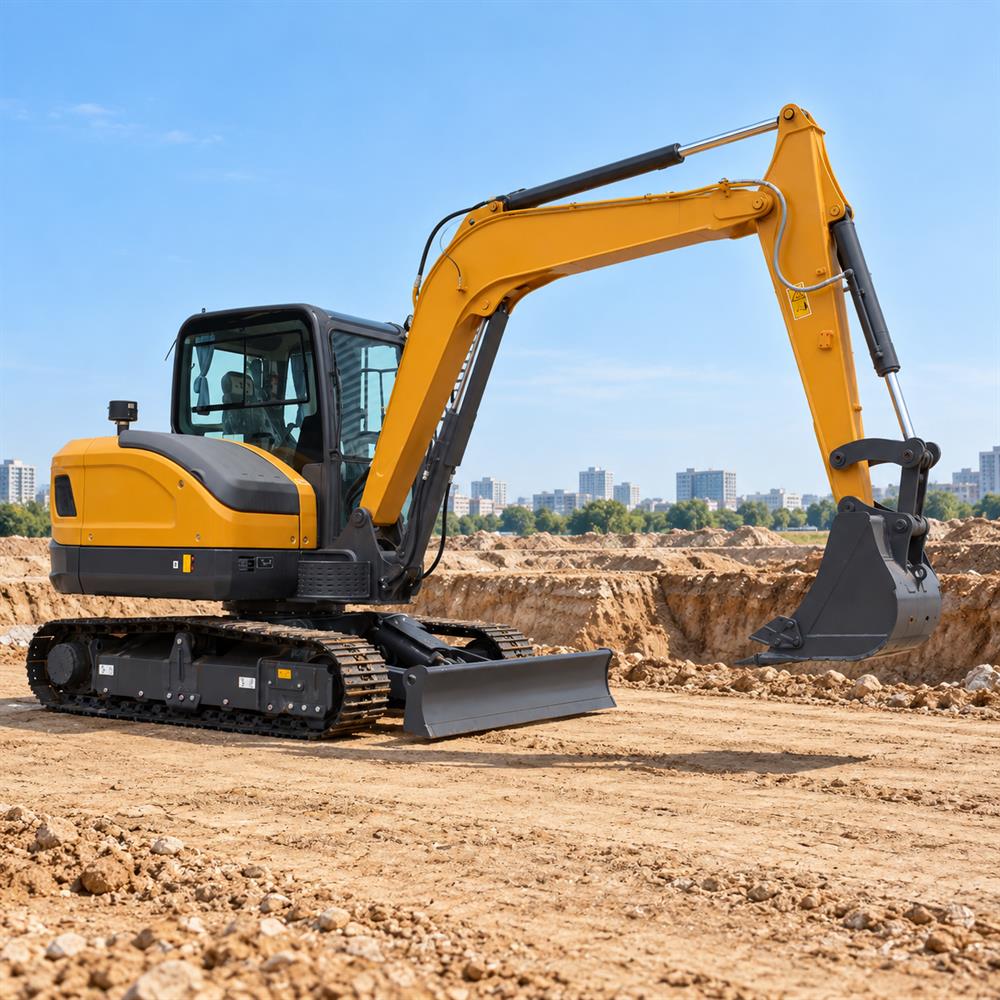Miniexcavadora con motor diése - Farming Jobs reseña y precio